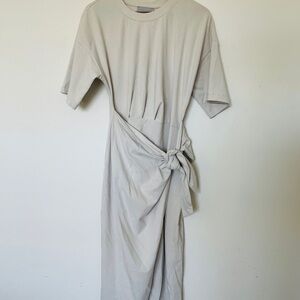 Modern Citizen Noa Organic Cotton T-Shirt Wrap Dress LARGE